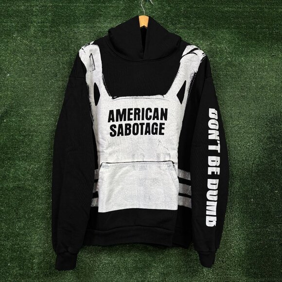 Asap Rocky x AWGE American Sabotage Rolling Loud hoodie size large - Picture 1 of 4